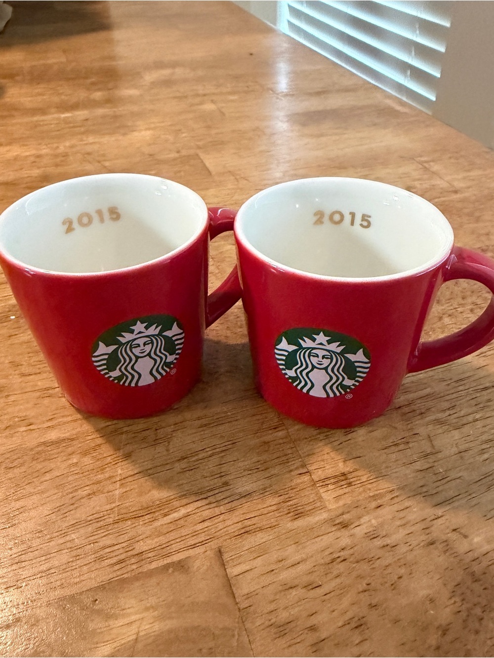 2015 Starbucks Espresso Mug - set of 2